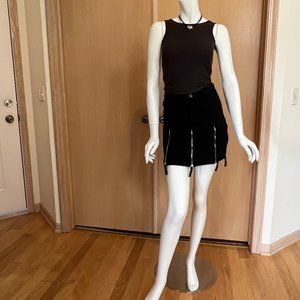 NWT Moschino Zipper Mini Skirt